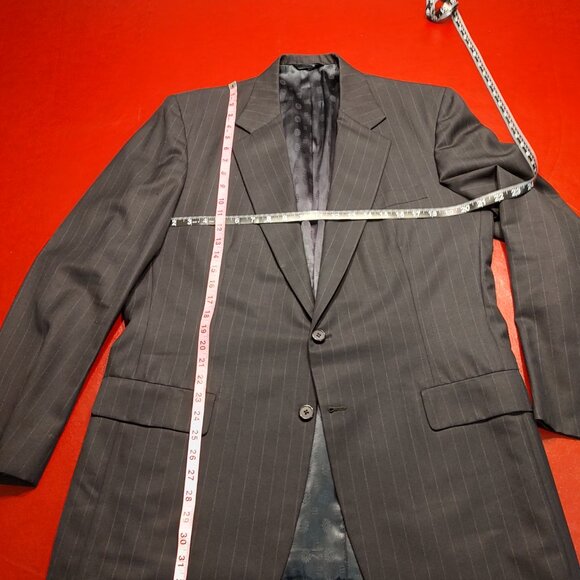 Black Pinstripe Suit - Picture 4 of 6